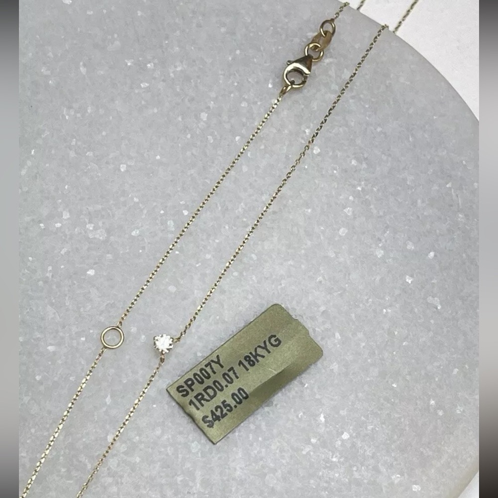 Bony Levy Icon Diamond Pendant Necklace 18k Yellow Gold - 16” & 18” - Picture 13 of 15